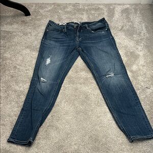 Vigoss Marley Dark Blue Distressed Skinny Jeans Stitch Fix